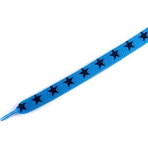 Tobby stars / Детски плоски еластични връзки за обувки - сини 95 см (040627)