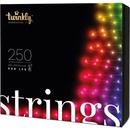Twinkly Strings Multi-Color chytré žárovky na stromeček 250 Ks 20m černý kabel
