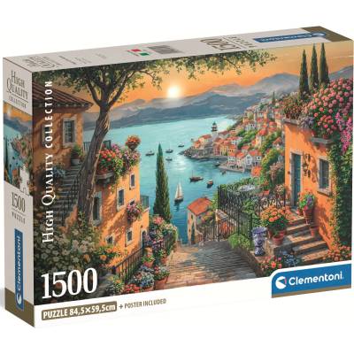Clementoni Пъзел Clementoni от 1500 части - Към пристанището (31729)
