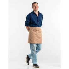 Chaud Devant Kuchařská zástěra 3-Pockets Latte Brown hnědá