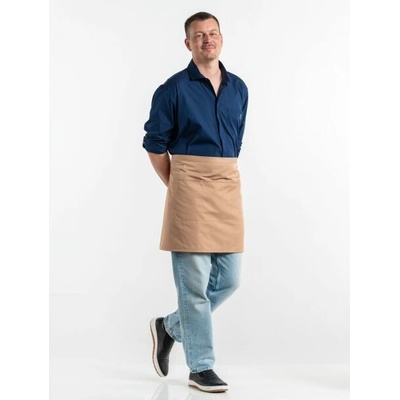 Chaud Devant Kuchařská zástěra 3-Pockets Latte Brown hnědá