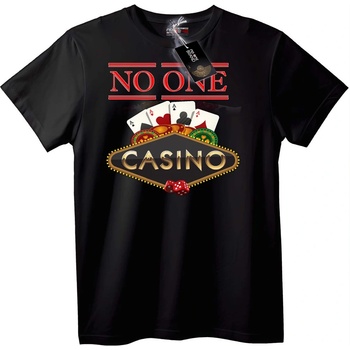 NOONEBRAND Тениска No One Казино - S, White