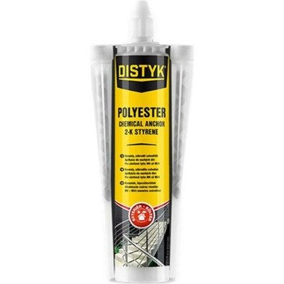 Den Braven 74015DEU1 CHEMICKÁ KOTVA POLYESTER Distyk, kartuše 300 ml, šedá – Zbozi.Blesk.cz