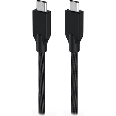 Genius ACC-C2CC-3A USB-C na USB-C, 3A, PD60W, opletený, 150cm, černý