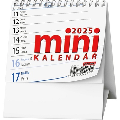 Stolní MINI 10,2 × 8,5 cm 2025 – Zboží Dáma