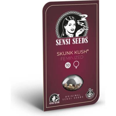 Sensi Seeds Skunk Kush semena neobsahují THC 5 ks
