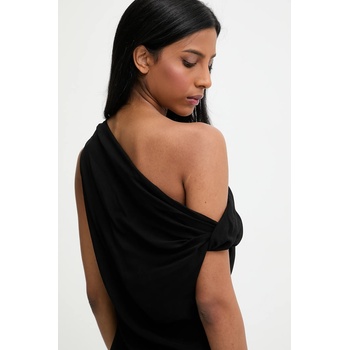 ANSWEAR Рокля Answear. LAB в черно дълга със стандартна кройка (LC250063.hak)