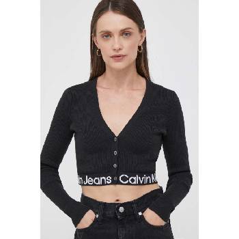 Calvin Klein Jeans Жилетка Calvin Klein Jeans в черно от лека материя (J20J221961)