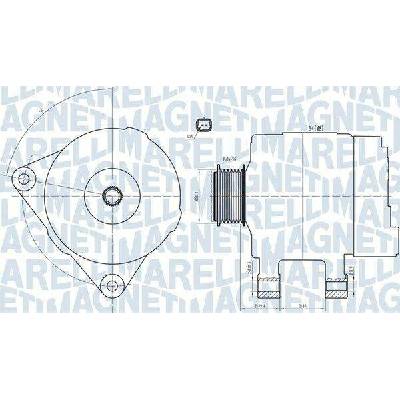 Generátor MAGNETI MARELLI 063732033010