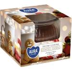 Aura Ароматна свещ aura 80 г ЗИМНИ БИСКВИТКИ