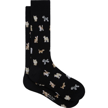 Paul Smith Чорапи Paul Smith Men's Kyoto Dogs Crew Socks - Black 79