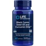 Life Extension Имунна и сърдечна функция - Черен кимион масло + Куркумин Elite, 60 софтгел капсули (02310 LE)