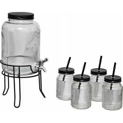 Secret de Gourmet Dávkovač nápojů 4 l + 4 sklenice 450 ml