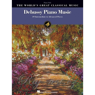 DEBUSSY Piano Music 39 intermediate to advance pieces