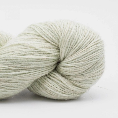 Příze Lazy Linen Sock Yarn Kremke Soul Wool vlna a len 100 g odstín: 8 mint