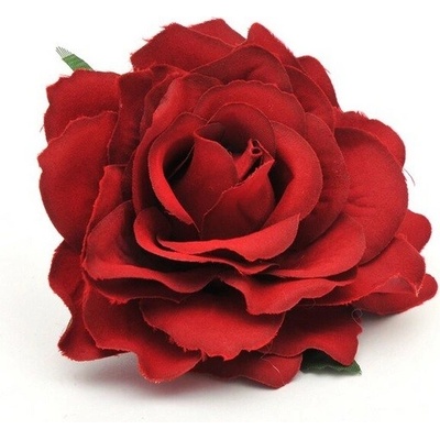 Ozdoba do vlasů růžička červená – Sleviste.cz