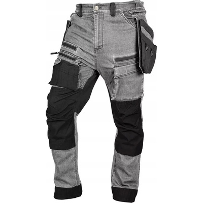 Neo Tools 81-361-2 kalhoty Denim Cordura šedé