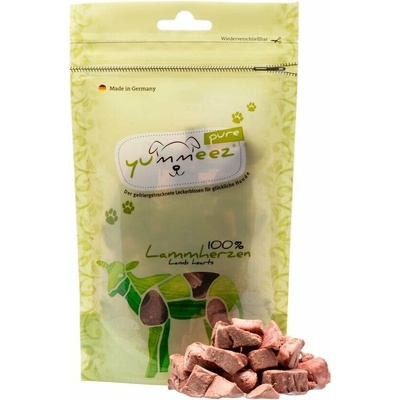 Yummeez Pure Lammherzen mrazem sušená jahňacie srdíčka 35 g