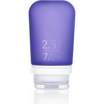 humangear GoToob+ Силиконова бутилка за пътуване / контейнер 74 ml лилаво (072716)