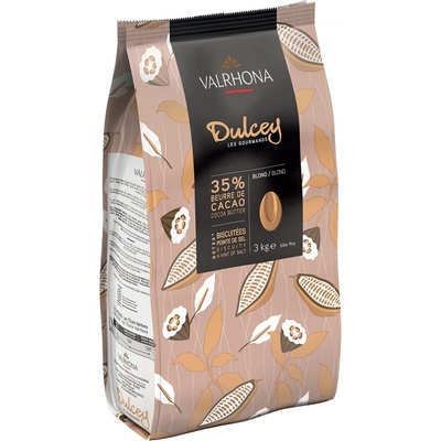 Valrhona Feves Biela Čokoláda Dulcey 35% 3 kg