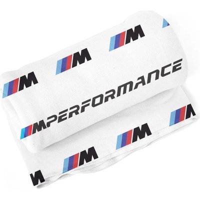 Sablio Mperformance bílý vzor Deka 150x120