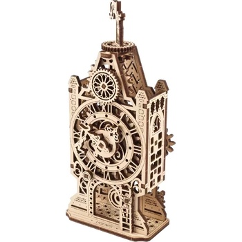 UGears Дървен 3D пъзел Ugears от 44 части - Старинна часовникова кула (U-70169 )