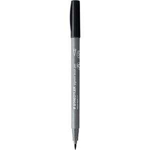 STAEDTLER Флумастер Staedtler Pigment Brush 371, черен 99 (31656-А-ЧЕРЕН)
