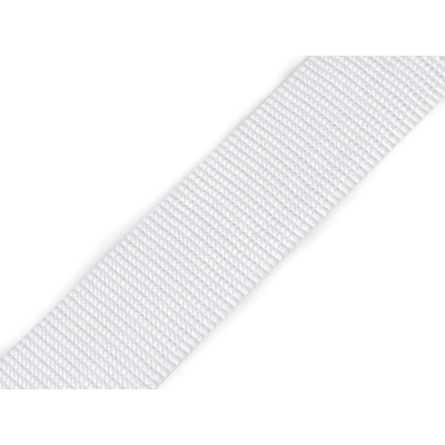 Prima-obchod Popruh polypropylenový šíře 38 mm tloušťka 2 mm, barva 2 bílá