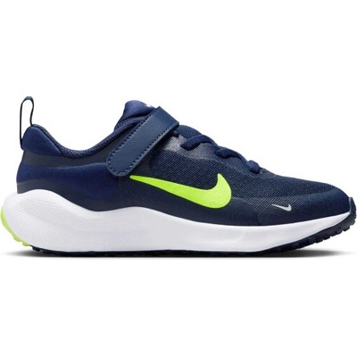 Nike chlapčenská športová obuv (tréningová) Revolution 7 K midnight navy/volt tint/white