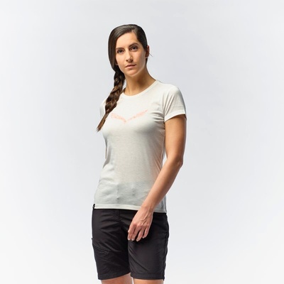 Salewa Dámske tričko Solidlogo Dri release White