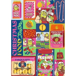 Trefl - Puzzle Premium plus: Christmas with Shrek - 1 000 piese