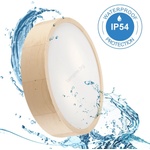 Lamkur Баня таванно осветително NATURAL 3xE27/15W/230V IP54 борова 37 см (LA52236)