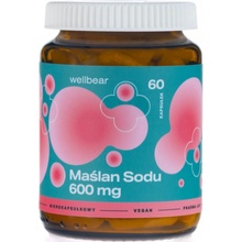 Wellbear Butyrát sodný 600 mg 60 kapsúl