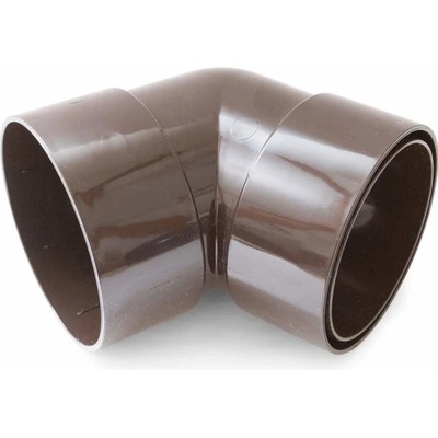 Gutta Aqua Okapové koleno PVC 90 mm / 67,5° tmavě hnědé