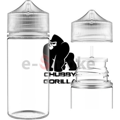 Chubby Gorilla Unicorn fľaška s kvapátkom 120ml číra