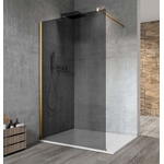 SAPHO Vario - Душ кабина Walk-In, 100x200 см, лакирано стъкло, матово златно/димно стъкло GX1310-01 (GX1310-01)
