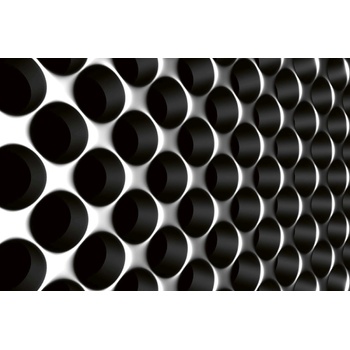 DIMEX ART s. r. o Флизелинов фототапет 3d алуминиева абстракция 375 x 250 см