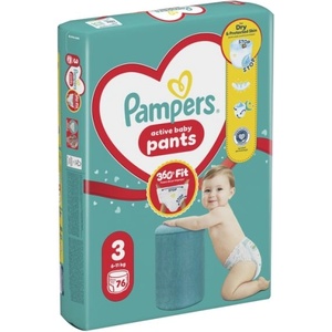 Pampers Гащички Pampers Pants 3 (6-11 кг. ) - 76 броя