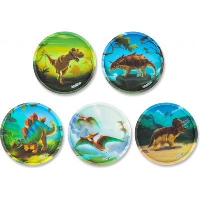 Sada ozdob na batoh Ergobag Klettie Set - Dinosaurs