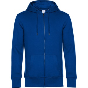 B&C Collection B&c king kipped hood / Мъжка блуза с цип - кралско синьо xxxl (01u03k05013)