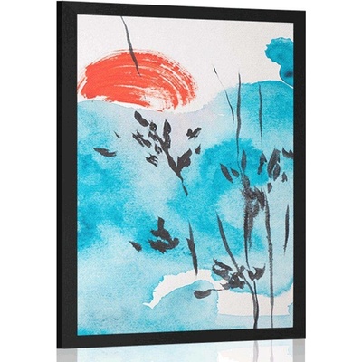 Plakát malba japonské oblohy - 20x30 no frame