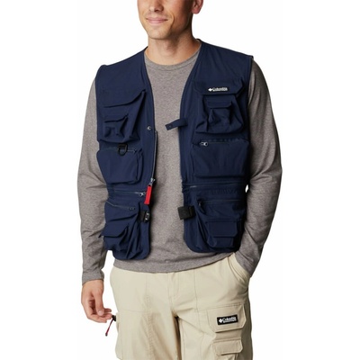 Columbia Field Creek Big Horn Vest Pánska Multifunkčná Taktická Vesta tmavomodrá