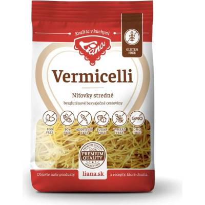 Liana Vermicelli Střední nudle bezlepkové těstoviny 200 g
