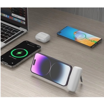 Rebeltec P5 PLUG-IN Power Bank 5000mAh 10W Бял (RBLUCH00029)