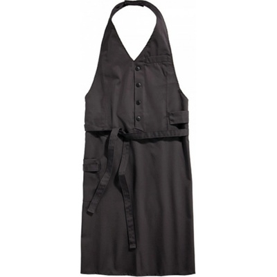 CG Workwear Luxusní odolná nemačkavá zástěra Corcolle s bočními kapsami šedá tmavá CGW260