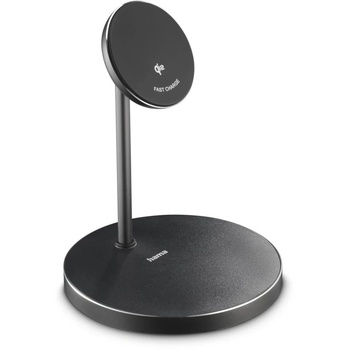 Hama 00201737 зарядно за мобилни устройства Слушалки, Смартфон Черен USB Безжично зареждане Бързо зареждане На закрито (00201737)