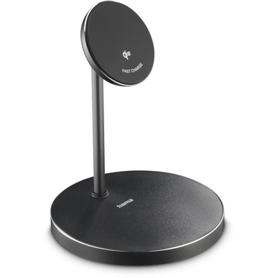 Hama 00201737 зарядно за мобилни устройства Слушалки, Смартфон Черен USB Безжично зареждане Бързо зареждане На закрито (00201737)