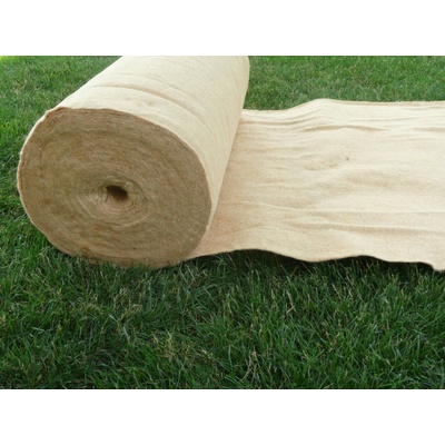 Netkaná JUTOVÁ textília "filc" 300 g/m², bio-rozložiteľná, rozmer 2 m x 50 m