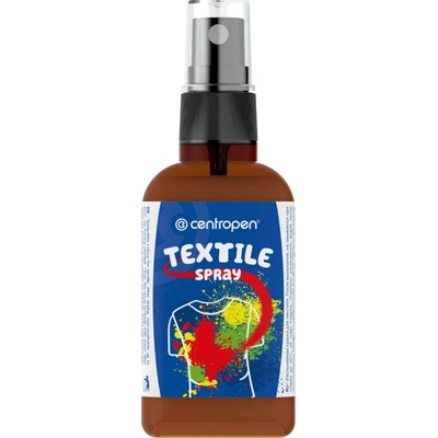 Barva na textil Centropen Textil sprej 110 ml hnědý – Zboží Dáma