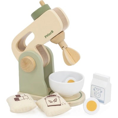 Viga Toys Дървена играчка Viga Toys PolarB - Миксер, зелен (44217)